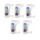 5Pcs Digital Battery Tester LCD Display AA/AAA/9V/1.5V Button Cell Battery Capacity Check Capacitance Diagnostic Tool,B 1