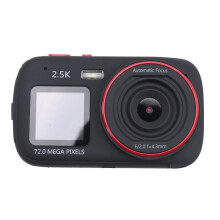 Aparat Cyfrowy 16x Zoom Podwójny Ekran 72MP Kamera HD z Funkcją Odtwarzacza MP3 Aparat z Automatycznym Ustawianiem Ostrości dla Dzieci Czarny
