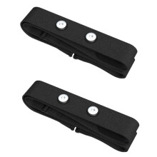 2pcs Heart Rate Chest Strap Replacement Strap Compatible with Jiaming Blackbird Heart Rate Chest Strap