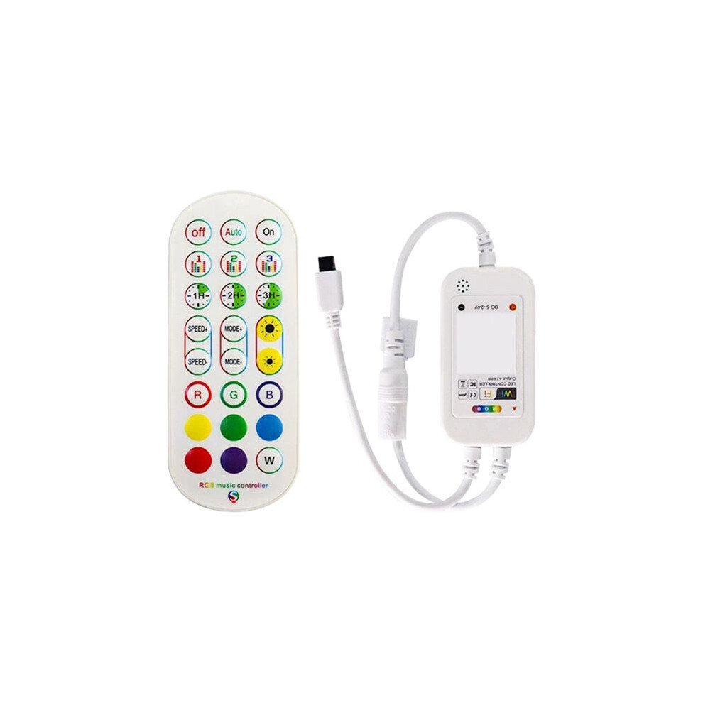 24Keys Rgb Led Controller Tuya Led Strip Controller Music Controller With Wi-Fi App Control 6032770394878