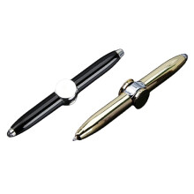 Penna Rotante, Penna con Luce LED, Strumento di Scrittura, Penna con Punta Illuminata, Penna A Sfera Illuminata per Scrivere al Buio C