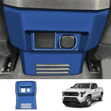 Car Rear Air Conditioner Vent Outlet Frame Anti-Kick Panel Cover Trim for TACOMA 2024