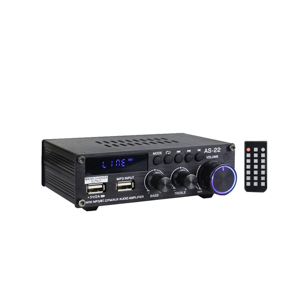 As22 Hifi Digital Amplifier 30Wx2 2.0 Channel Car Amplifier Home Stereo Audio Amplifier Receiver Eu Plug 4711456619086