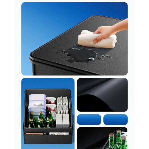 Car Trunk Organizer Folding Auto Trunk Storage Box Multi Compartment Storage Bins Stowing Tidying for Car Interior 1