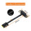 270 Degree M.2 NGFF Dual Key A-E to PCI-E 4X Adapter Convert Cable for PCI-E Tester Extender 6