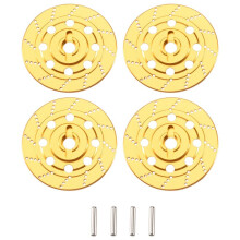 4 Piezas Caja De Llanta De Rueda De Disco De Freno De Metal Adaptador Hexagonal De Metal De 12 Mm Para 1/10 Sakura D4 Piezas De AutomóVil RC De