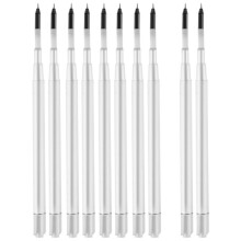 10 PeçAs Recargas de Caneta Pino de Ponta Fina Recarga Sobressalente para Canetas de Capina, SubstituiçãO de Recarga Agulha Pino Artesanato