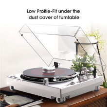 Aluminium-Vinyl-Schallplatten-Gewichtsstabilisatorscheibe, Ausbalancierte Klemme für Plattenspieler, LP-Plattenspieler, ZubehöR, Silber