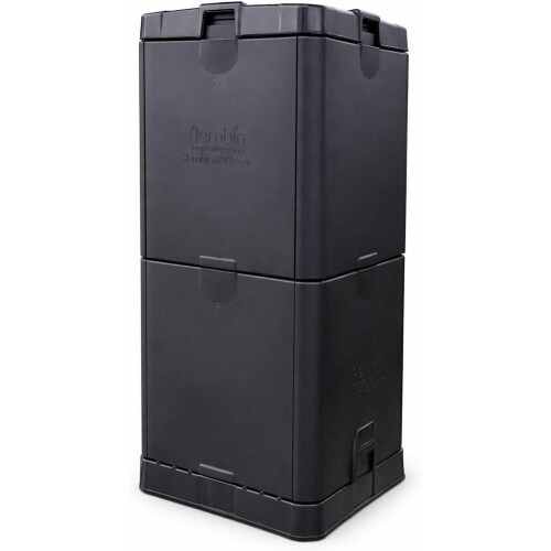 Aerobin 200L Composteur Compostage Jardin  Noir