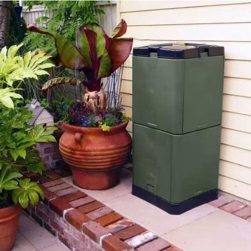 Aerobin 200L Composteur Compostage Jardin Vert Olive 2