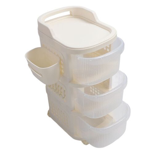 Moving Baby Caddy with 3-Layer Storage