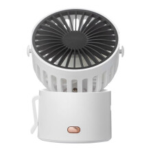 Portable Rechargeable Fan 1000mAh Battery Neck Hanging Fan Desktop Clip Clothing Waist Cooling Cold Air Fan