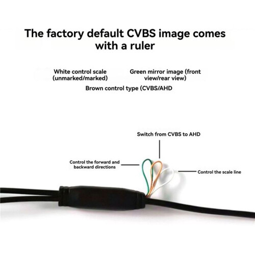 Car AHD 1080P Backup Camera Reverse Camera Rear View Camera with Guide  Parking Assist Camera