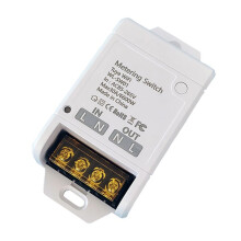 Tuya WiFi 30A Relay Module 85-265V with Power Monitor Home Automation Controller for Alexa Home