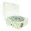 Vintage Bluetooth Record Player Speaker, 1500mAh, Green 8