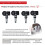 4pcs Programmable MX Sensor 315MHZ+433MHz 2 in 1 TPMS Sensor for Autel Tool TS408 TS508 ITS600 TPMS Tire Pressure Sensor 3