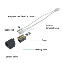 2 Peças para Substituição de Conjunto de Hotend para  Kobra 3 Max para Impressora 3D, Acessórios para Kit de Hotend Kobra 3 Max