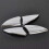 8Pcs Chrome Door Handle Covers Trim For  For  B/C/E/GLK/ML/CLA W204 W212 7