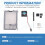 Cover nel Acrilico Trasparente / Trasparente e Nero per Raspberry Pi 4 Modello B, con Ventola di Raffreddamento per Raspberry Pi 4B 5