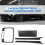 Carbon Fiber Interior Central Control Panel Trim Cover for  C Class W204 2007-2013 RHD 2