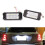 2Pcs LED Number License Plate Light No Error License Plate Light Lamps for   Cooper R56 2006 - 2012 2