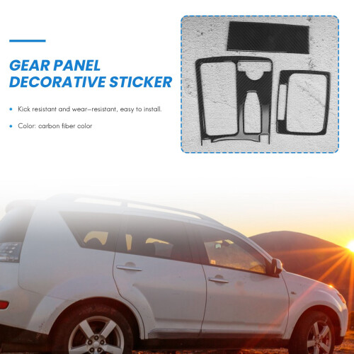 Carbon Fiber Interior Central Control Panel Trim Cover for  C Class W204 2007-2013 RHD 2