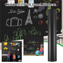 45X100cm Magnetic Chalkboard Wall Stickers Children Chalk Drawing Note Board Office Whiteboard Green Self-Adhesive Removable Black