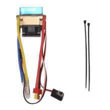 480A Motor úNico Cepillado ESC con Ventilador de RefrigeracióN Impermeable 2-4S 3 Modos 5V/3A BEC para AutomóViles RC