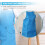 8-Piece Children's Apron and Chef Hat Set, Adjustable, with 2-Pocket Kitchen Apron Apron 8