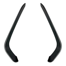 Car Front Bumper Splitter Spoilers Canard Air Knife Surround Trim for B8 Variant R 2016-2020 Gloss Black
