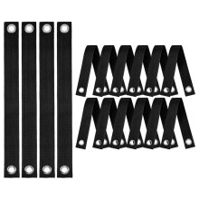 16Pcs 15.74 inch Tree Straps for Staking with Grommet for Guying/Staking Newly Planted Saplings and Hurricane Protection