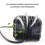 Auto Triple Side Lighted Work Light Dome Light Burst Flashing Light Headlight Spotlight Strobe Light LED Auto Supplies E 5