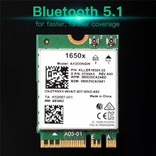 Dla Karty 1650X WiFi + Antena AX200 AX200NGW 3000 Mb/S 2.4G 5G WiFi 6 + BT 5.1 Gigabit Bezprzewodowa Karta Sieciowa dla Win11