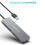 5-In-1 All-In-1 Card Reader CF//XD/CFAST/TF Card Multi-Function Portable USB-A USB-C Card Reader Docking Station 10