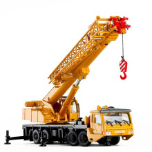 Speelgoed Kraan Lifter 360 Graden Draaien Werk Platform Kraan met 4 Voorwielbesturing Techniek Auto Model Cadeau voor Kinderen
