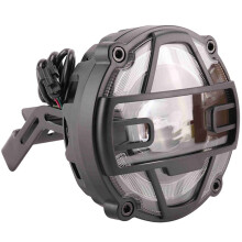 Electric Bike Motorcycle Front Light High Brightness Electric Bicycle Horn Headlight Aluminium Alloy Adjustable Angle