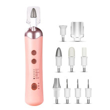 Electric Nail File Set Electric Manicure Tool Multi Function Silent Manicure Tool Cordless for Thick Nails