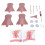 18Pcs Knitting Machine Adapter Set Replacement Tools for 22 32 40 48 and Jamit, Needles Knitting Accessories 2