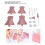 18Pcs Knitting Machine Adapter Set Replacement Tools for 22 32 40 48 and Jamit, Needles Knitting Accessories 7