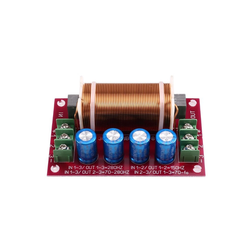 One-Way 300W Subwoofer Frequency Divider Home Theater Adjustable Super Woofer Hifi Audio Crossover Filters 6032614817440