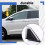 1Pair Rearview Mirror Triangular Panel Corner Window Panel FK7B-17075AE5UAW FK7B-17074AE5UAW for   2015-2022 3