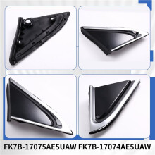 1Pair Rearview Mirror Triangular Panel Corner Window Panel FK7B-17075AE5UAW FK7B-17074AE5UAW for   2015-2022
