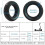 Pneus Sem Câmara de 10 Polegadas 255x80 80/65-6 para Scooter Elétrica Zero10X para  M4 , Balanceamento de Pneus e Substituição de Pneus 7