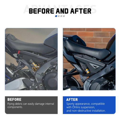 Motorcycle Frame Infill Panel Decorative Deflector for  MT-09 MT09 SP 2024 2025 ( Only for SP Version)
