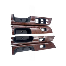 Voor Y61 2005-2023 Auto Raam Glas Lift Schakelaar Paneel Cover 74232-0K620 Deur Armsteun Bovenpaneel Trim Houtnerf