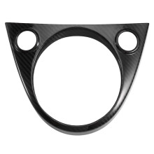 Hard Dry Carbon Fiber Car AT/MT Gear Shift Panel Trim Sticker for Abarth 595 695 for 500