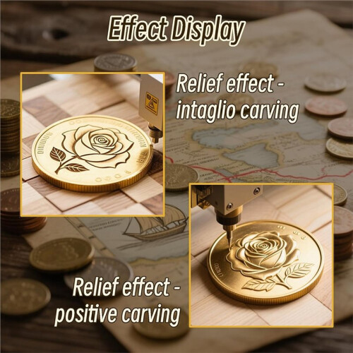 10 Pcs Brass Coins Blanks for Custom Challenge Coins, 40mm with Threaded , Acrylic Protection for Engraving 1
