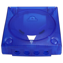 Bitfunx Replacement Plastic Shell Translucent Case for Dreamcast Retro Video Game Console Transparent Boxes