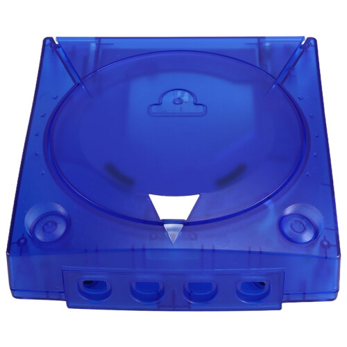 Bitfunx Replacement Plastic Shell Translucent Case for  Dreamcast  Retro Video Game Console Transparent Boxes