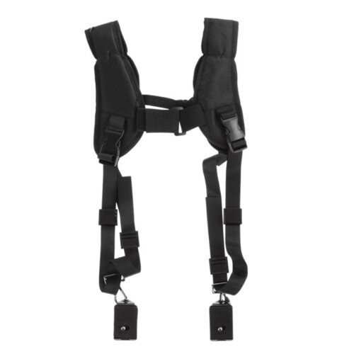 Sling Camera Belt Portable Shoulder Strap Camera Mount Quick Adjustment Accessories for Two DSLR Digital Cameras 2